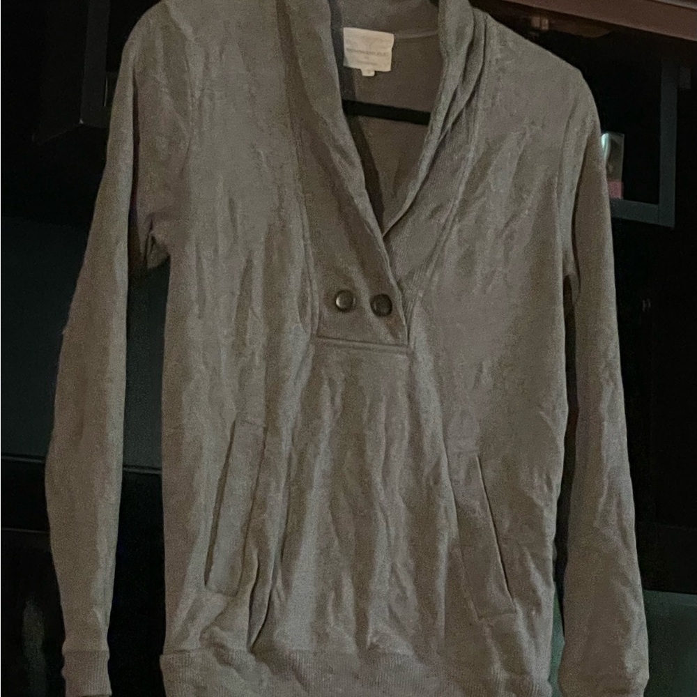 Banana Republic Gray Cowl Neck Sweater